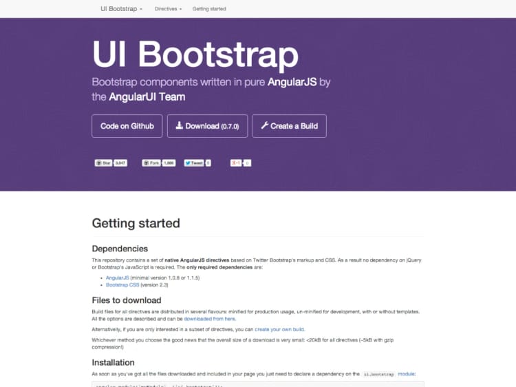 Angular UI Boostrap